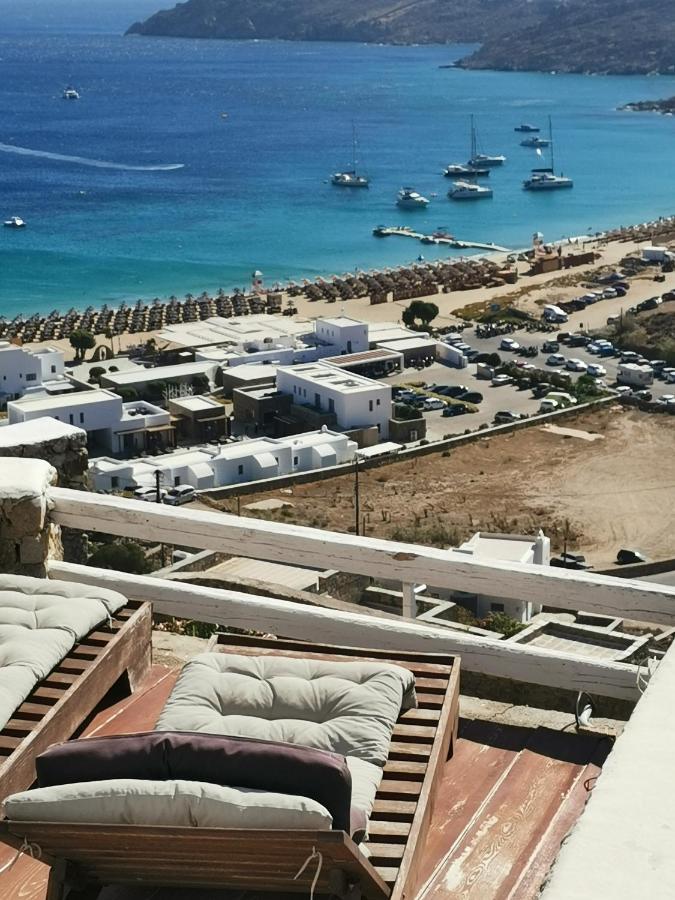Villa Viktoria In Elia Beach, Mykonos Mykonos Town Bagian luar foto
