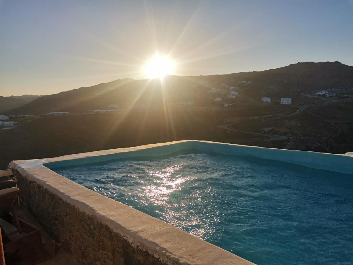 Villa Viktoria In Elia Beach, Mykonos Mykonos Town Bagian luar foto