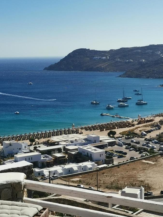 Villa Viktoria In Elia Beach, Mykonos Mykonos Town Bagian luar foto