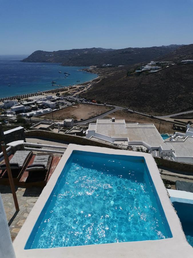 Villa Viktoria In Elia Beach, Mykonos Mykonos Town Bagian luar foto