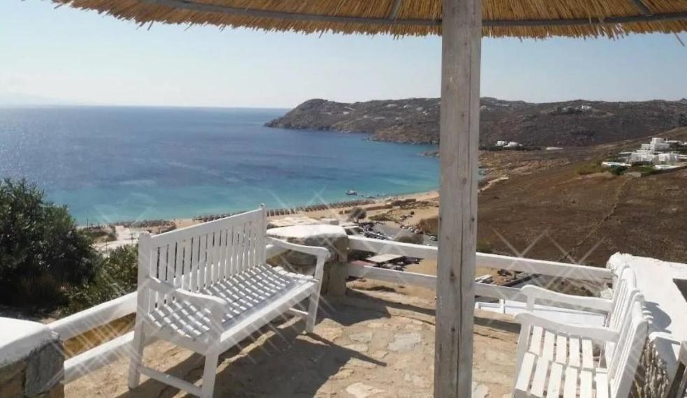 Villa Viktoria In Elia Beach, Mykonos Mykonos Town Bagian luar foto